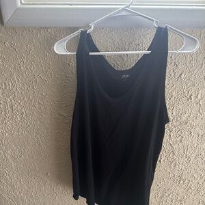 Black tank top